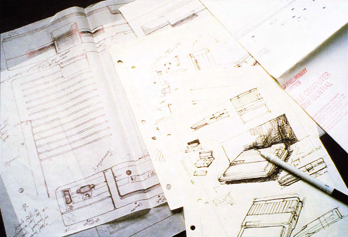 Various Rob Gemmell concepts for an all-in-one portable that predates the Apple original image 55