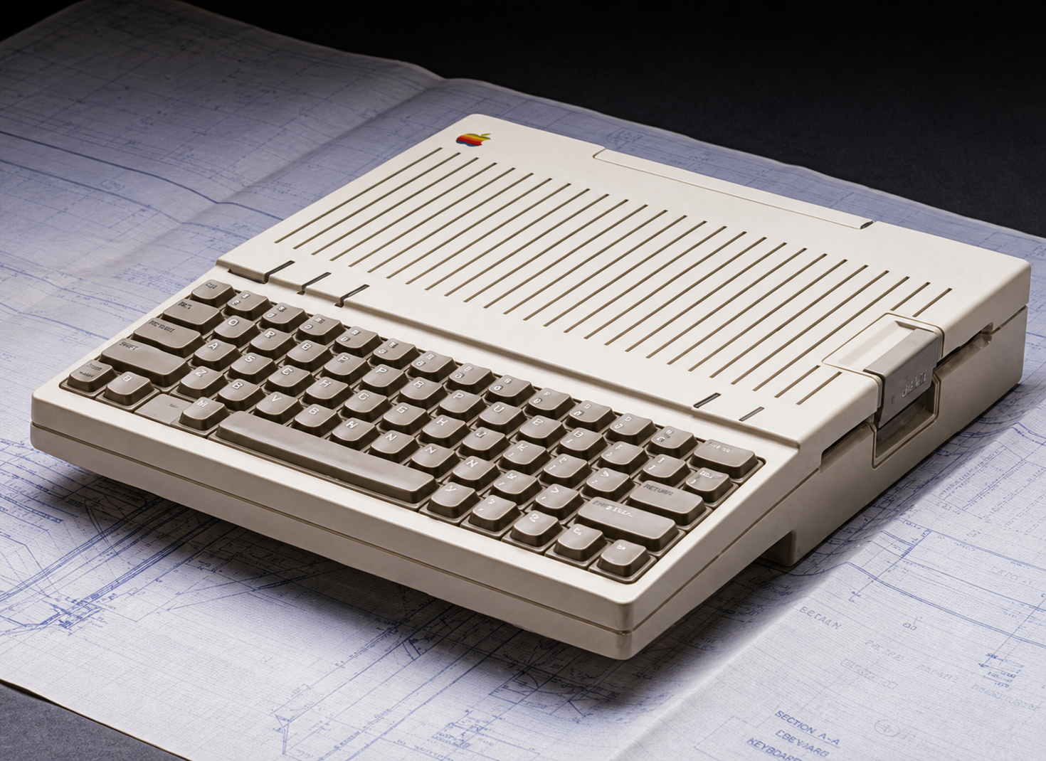 The components Steve Jobs used to visualize the Apple Ile, December 1982 upscaled image 58