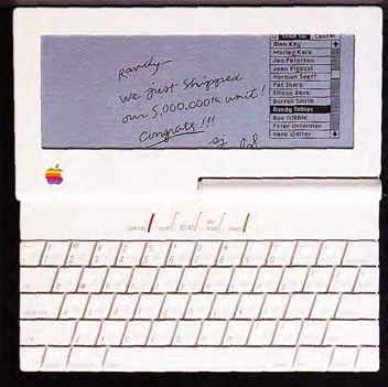 The components Steve Jobs used to visualize the Apple Ile, December 1982 original image 61