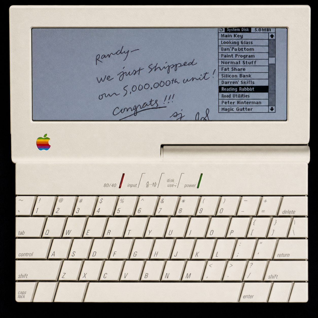 The components Steve Jobs used to visualize the Apple Ile, December 1982 upscaled image 61