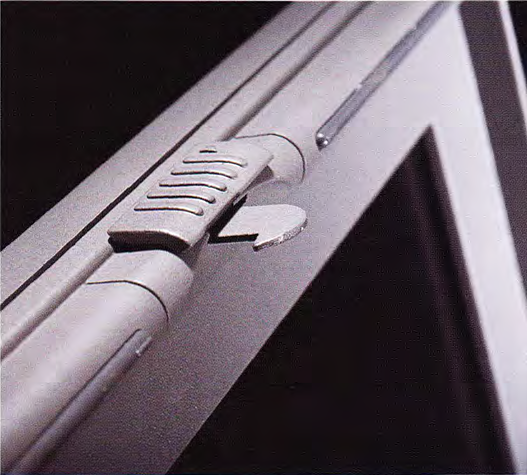 Robert Brunner's foam concept for the PowerBook, showing the keyboard pushed original image 203