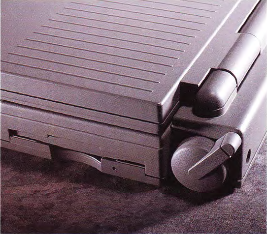 Robert Brunner's foam concept for the PowerBook, showing the keyboard pushed original image 204