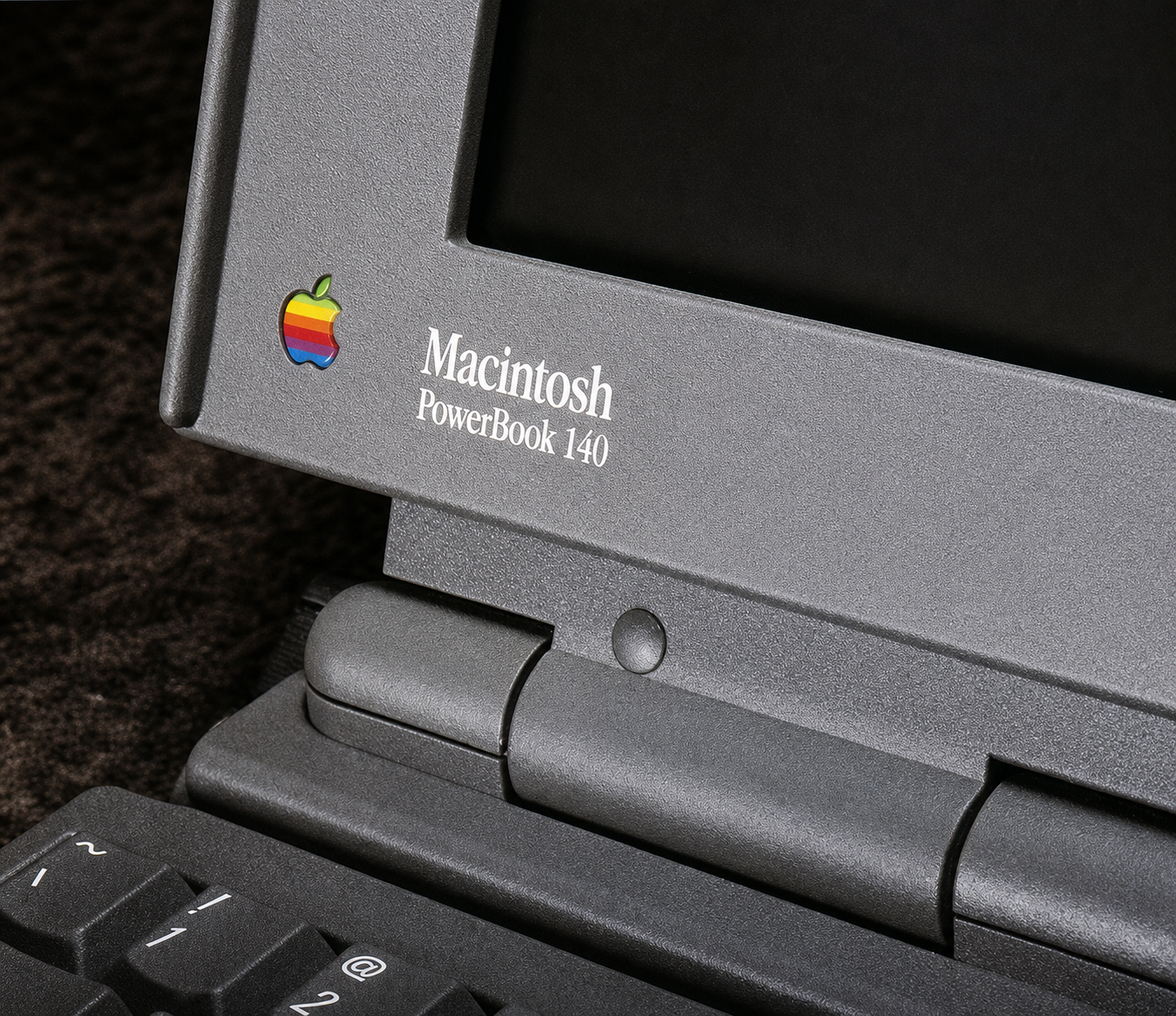 Robert Brunner's foam concept for the PowerBook, showing the keyboard pushed upscaled image 207