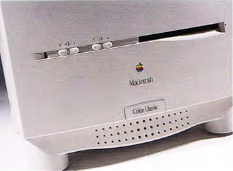 Macintosh Color Classic (Slice), final design, with details showing the floopy original image 233
