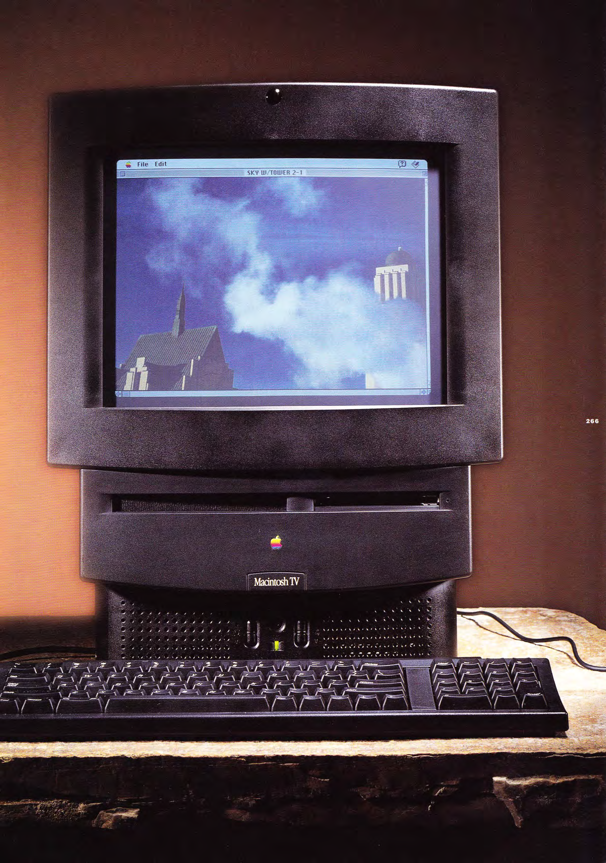 File Edit SKY W/TOWER 2-1 Macintosh TV original image 266
