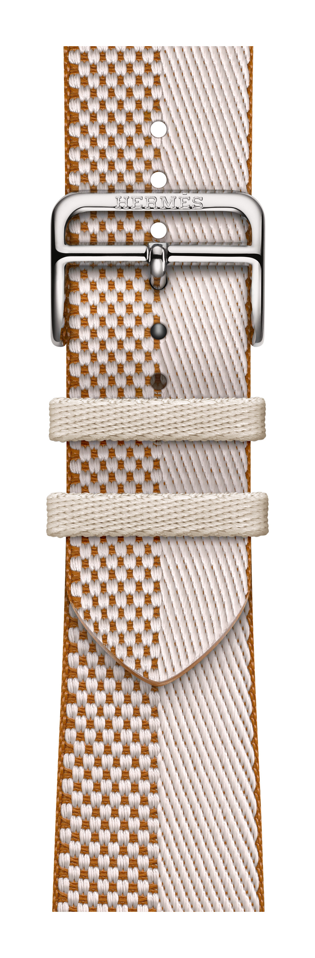 Apple Watch Hermès Écru/Écru Toile H Double Jeu