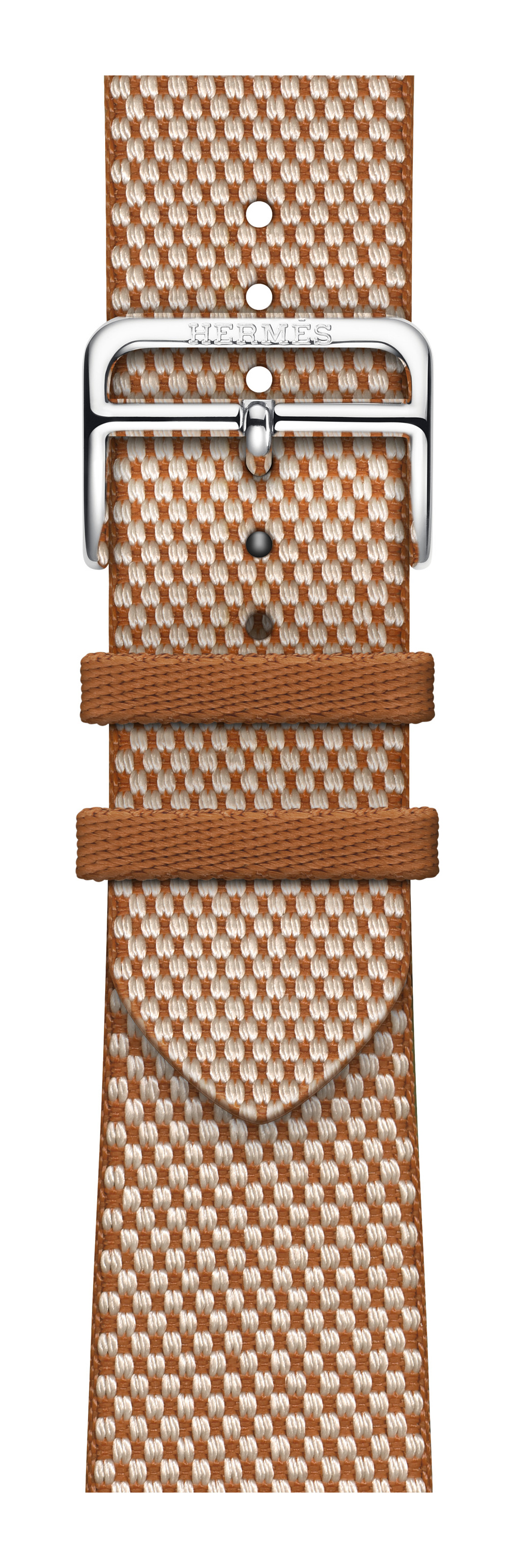 Apple Watch Hermès Gold/Écru Toile H Single Tour