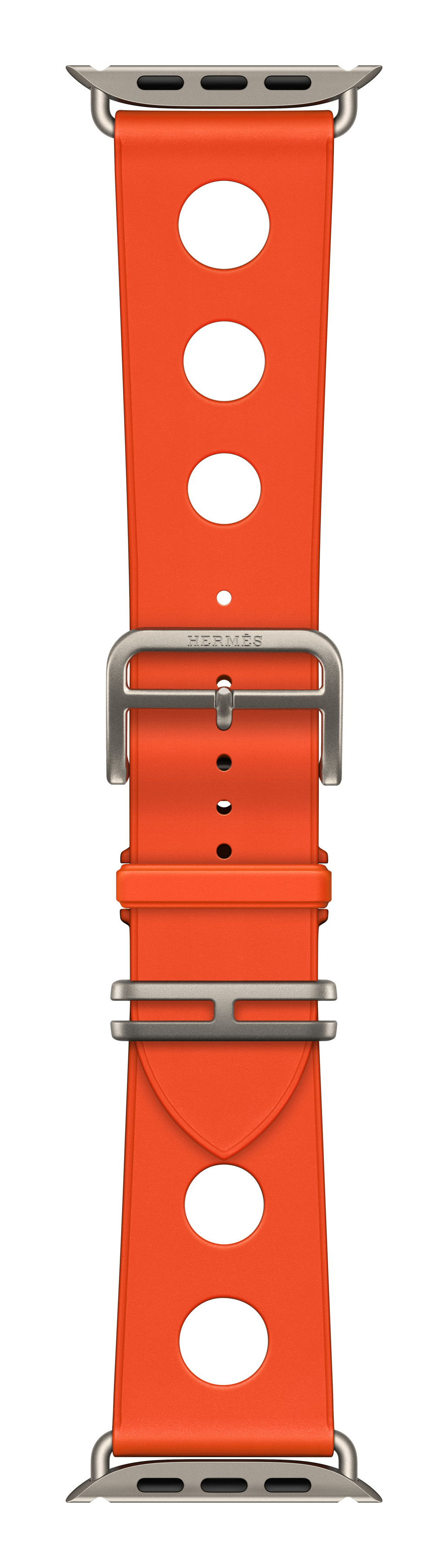 Apple Watch Hermès Ultra 3 Orange Néon Scub’H Diving