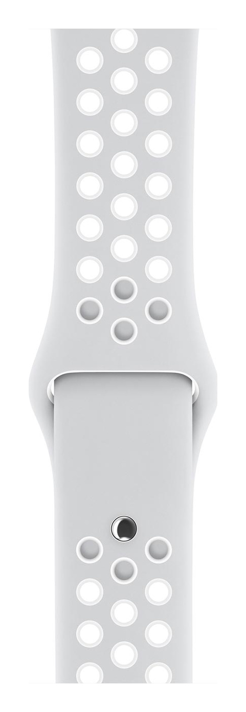 Pure Platinum/White Nike Sport Band