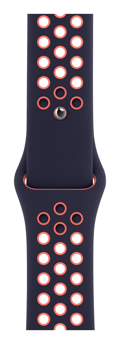 Blue Black/Bright Mango Nike Sport Band