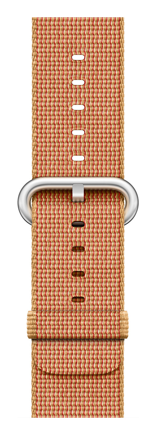 Gold/Red Woven Nylon