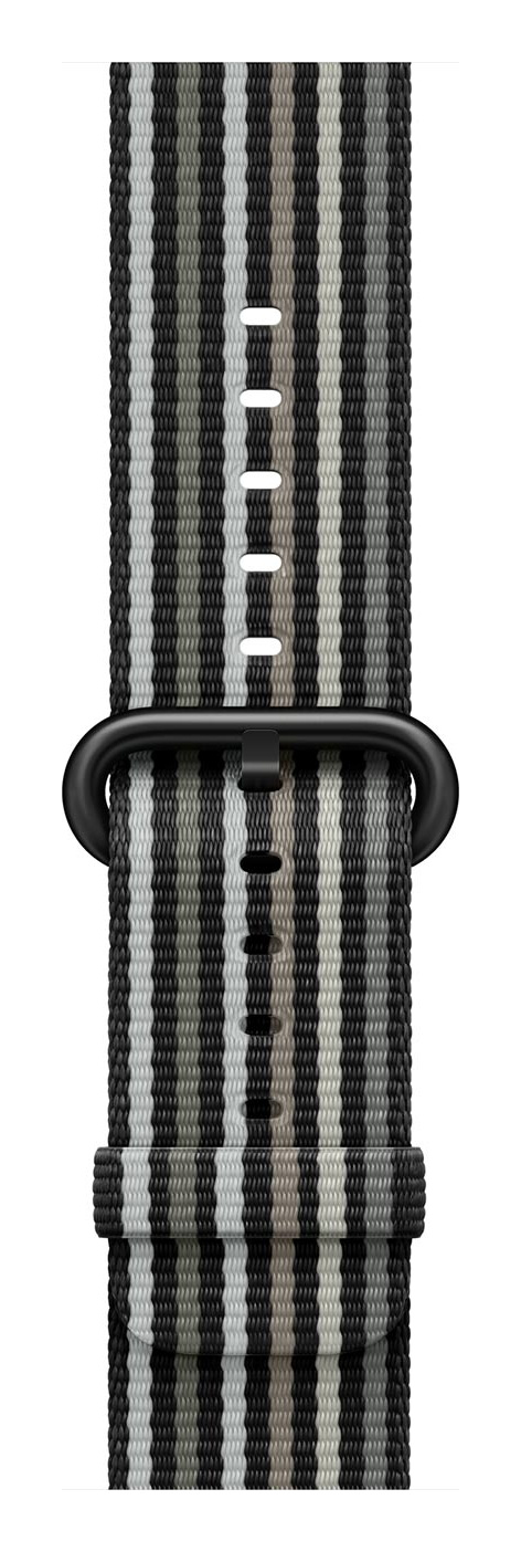 Black Stripe Woven Nylon