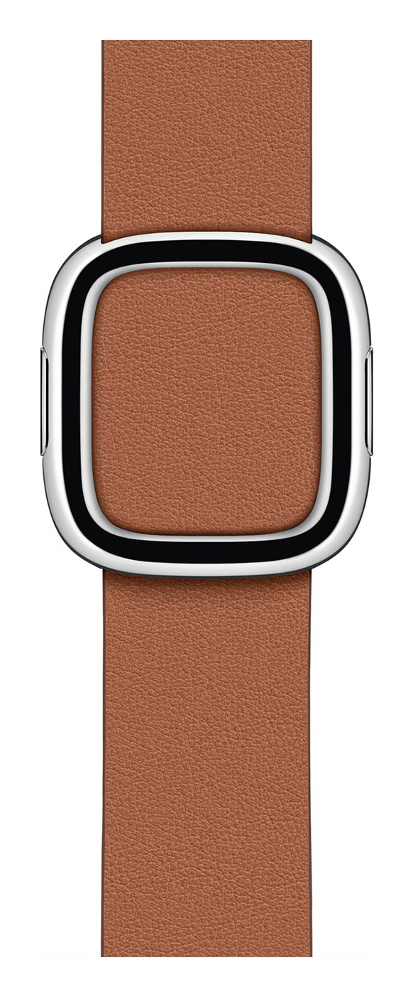 Saddle Brown Modern Buckle