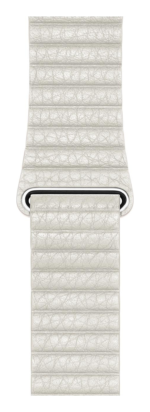 White Leather Loop