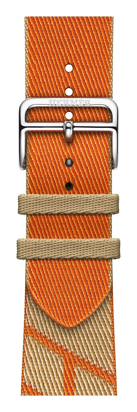 Kraft/Orange Hermès Textiles