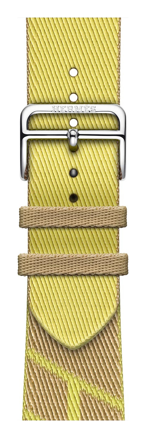 Kraft/Lime Hermès Textiles