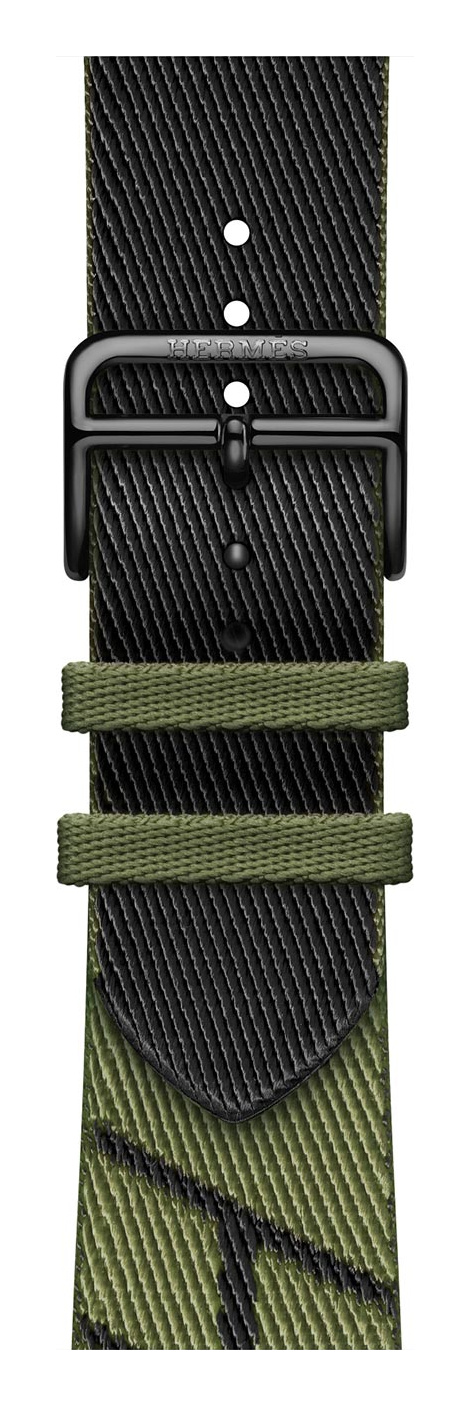 Vert Véronèse/Noir Hermès Textiles
