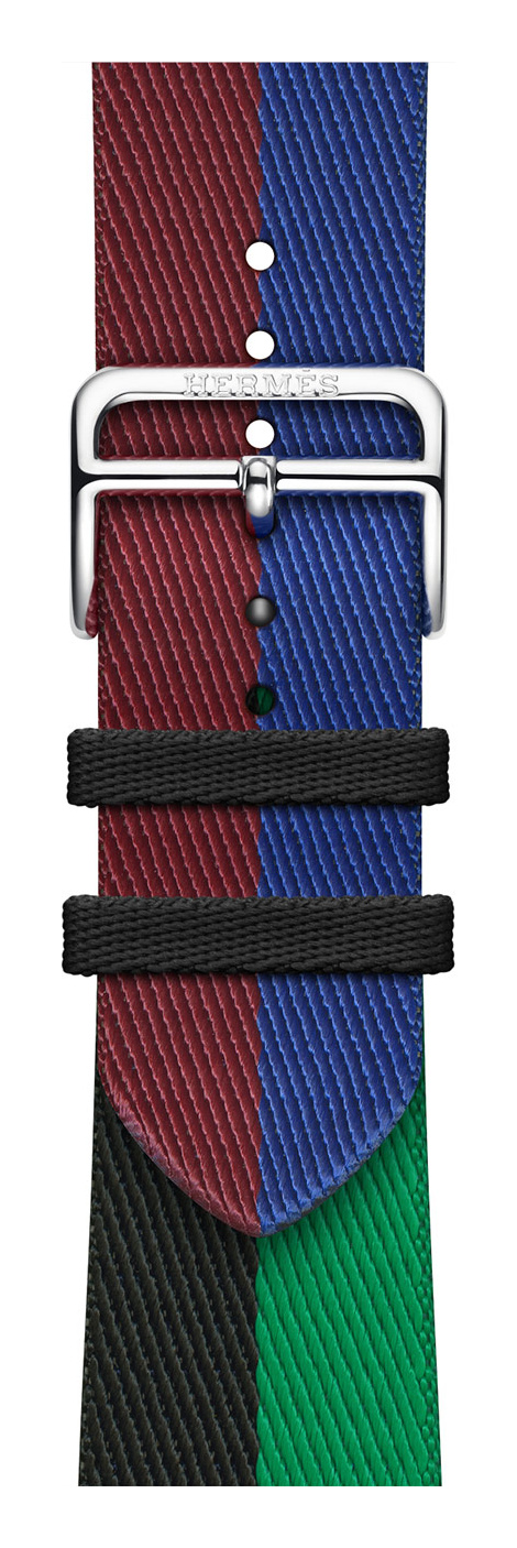 Rouge H/Bleu Saphir Hermès Textiles