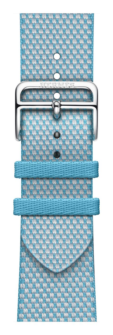 Bleu Céleste/Écru Hermès Textiles