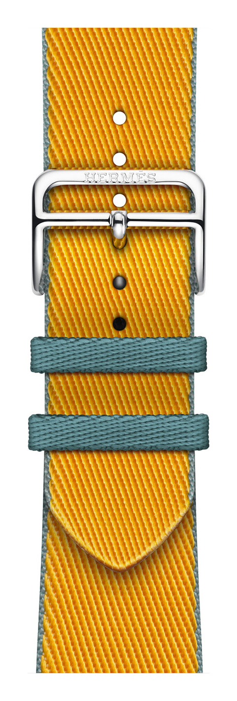 Jaune d’Or/Bleu Jean Hermès Textiles