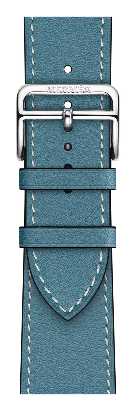 Bleu Jean Hermès Leather