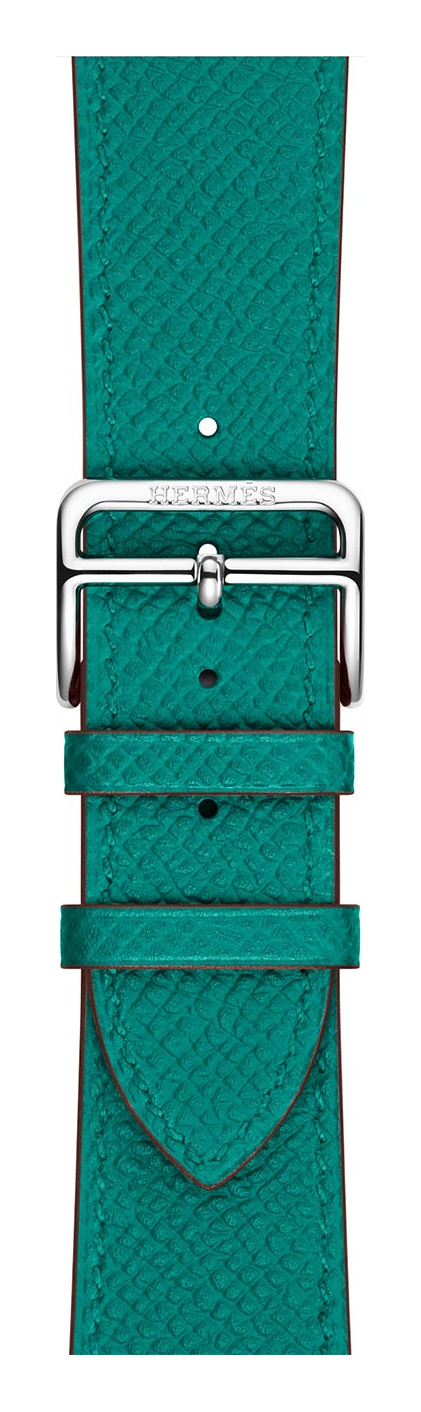 Bleu Paon Hermès Leather