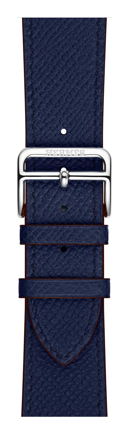 Bleu Saphir Hermès Leather