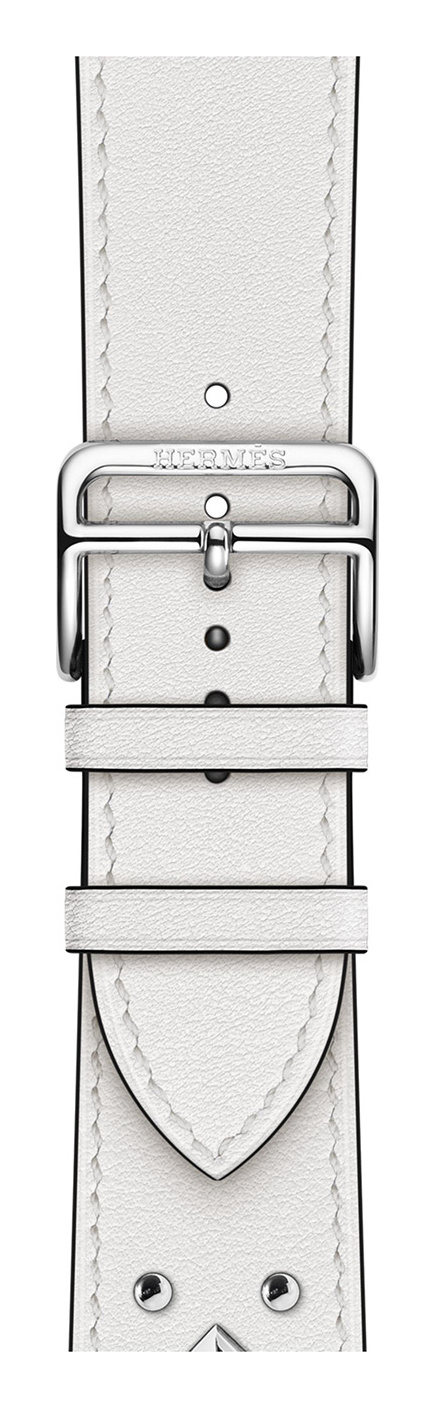 Blanc Hermès Leather