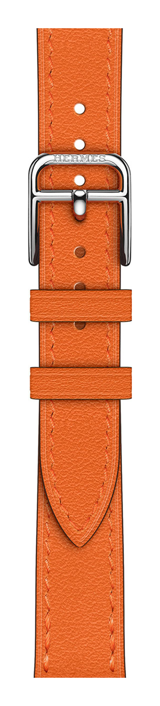Orange Hermès Leather