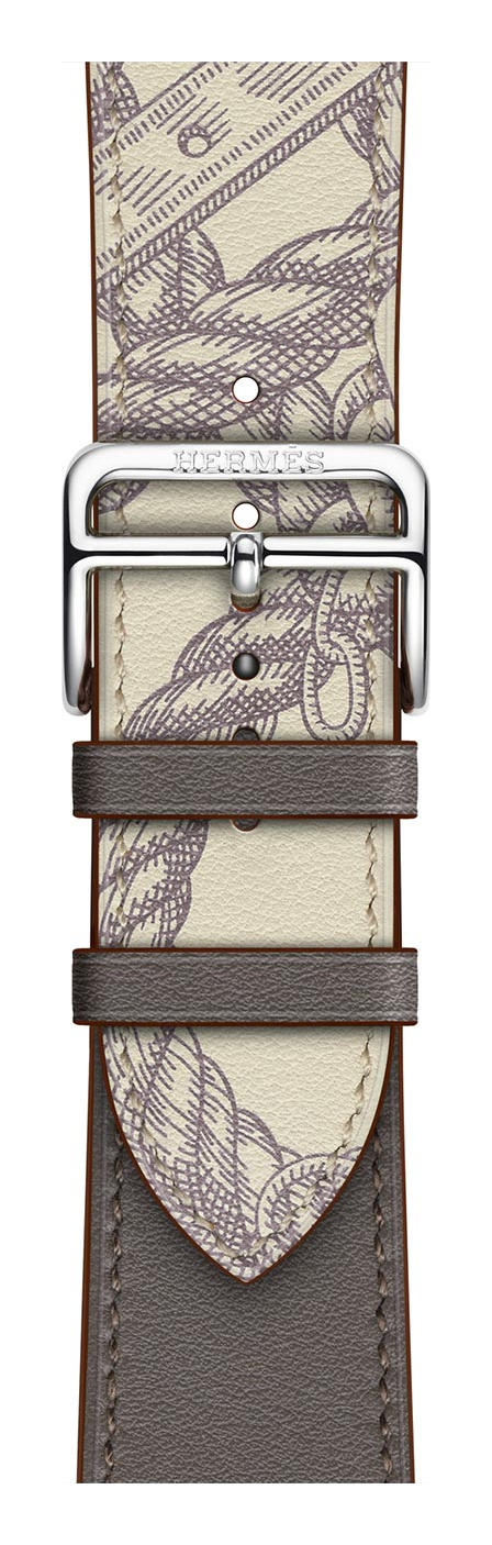 Étain/Béton Hermès Leather