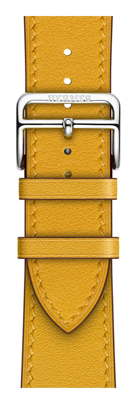 Jaune Ambre Hermès Leather