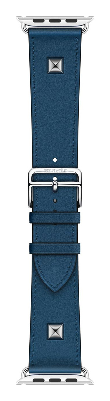 Deep Blue Hermès Leather