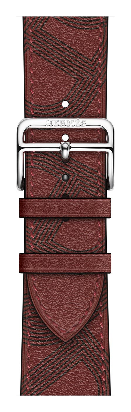 Rouge H/Noir Hermès Leather