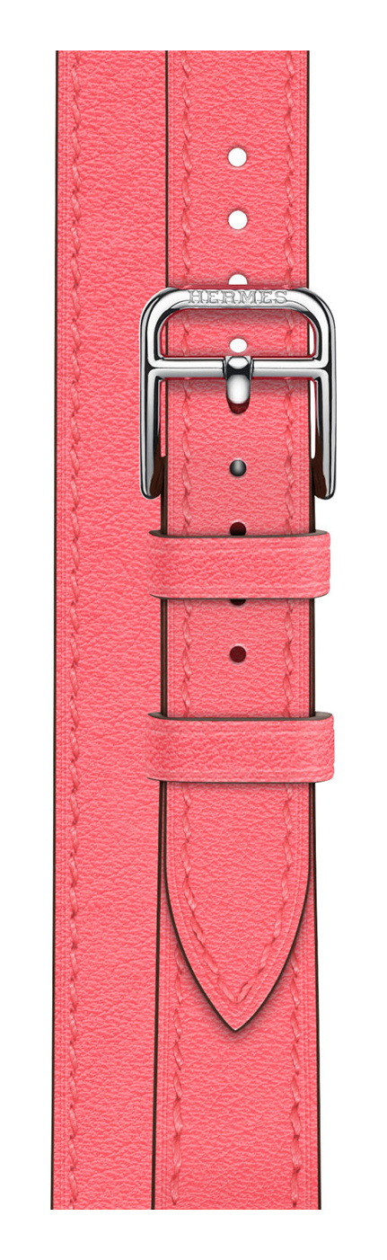 Rose Azalée Hermès Leather