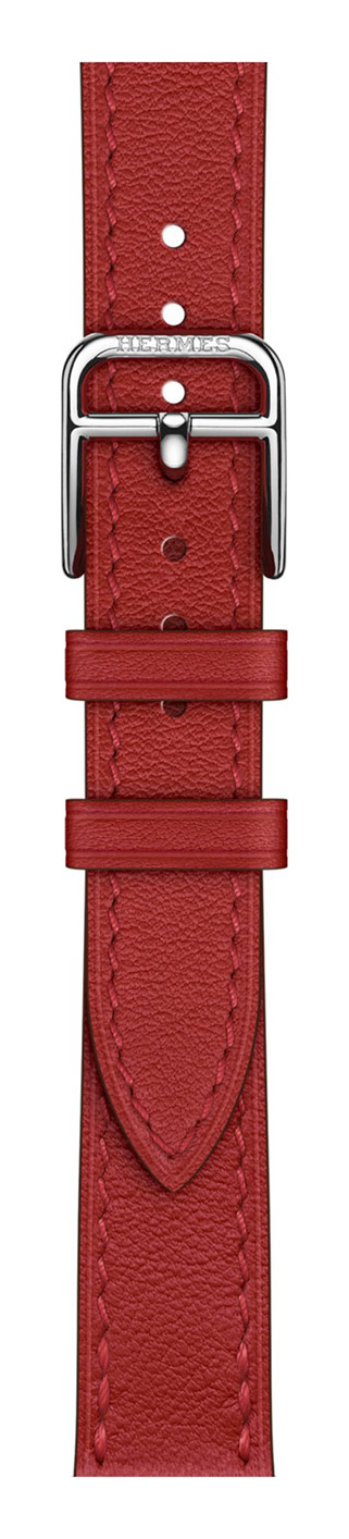 Vermillon Hermès Leather
