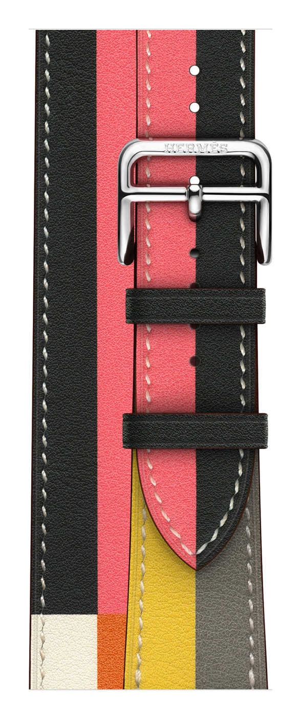 Orange/Blanc Hermès Leather
