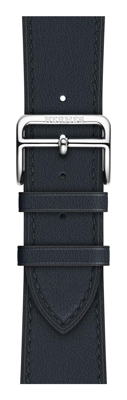 Blue Indigo Hermès Leather