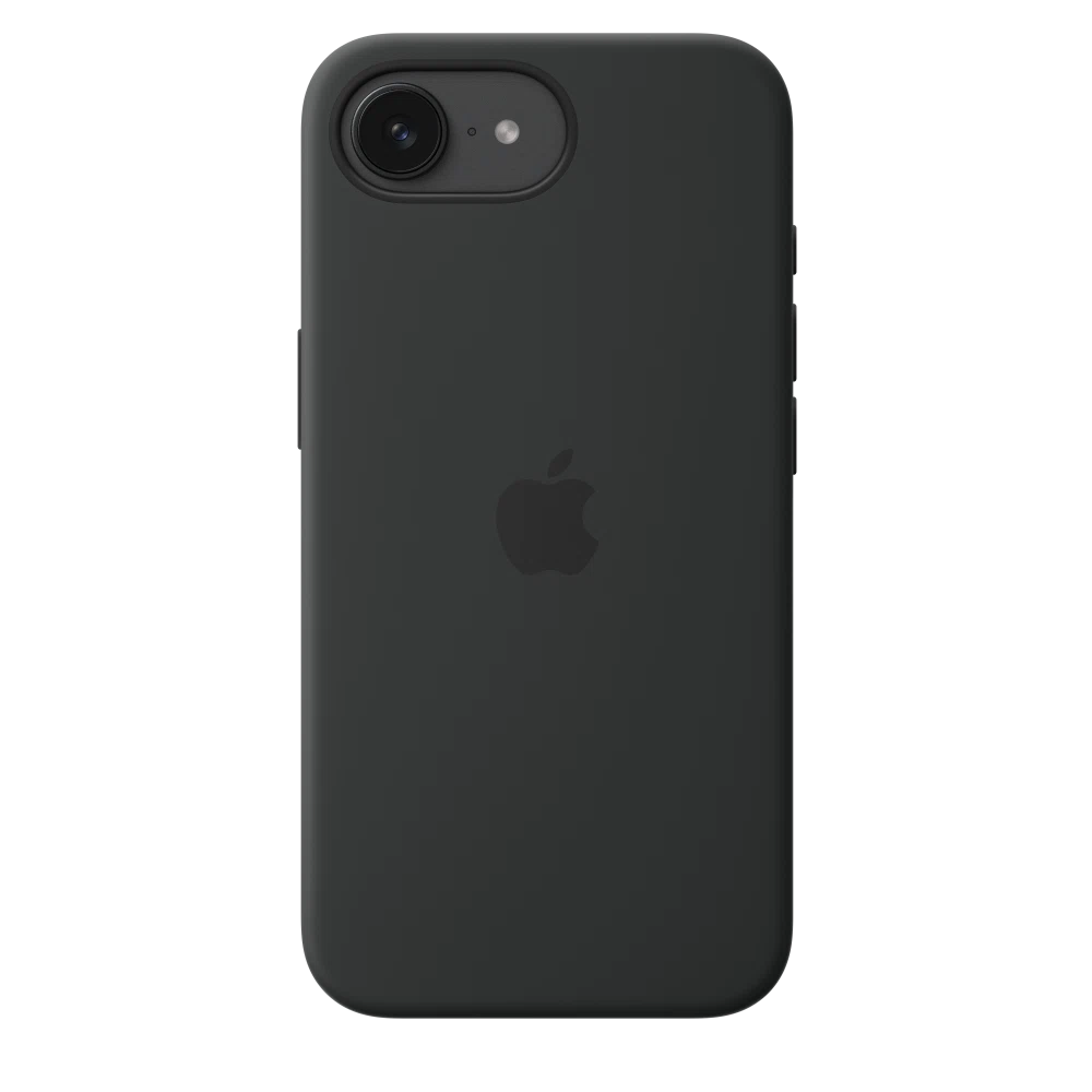 iPhone 16e Silicone Case — Black