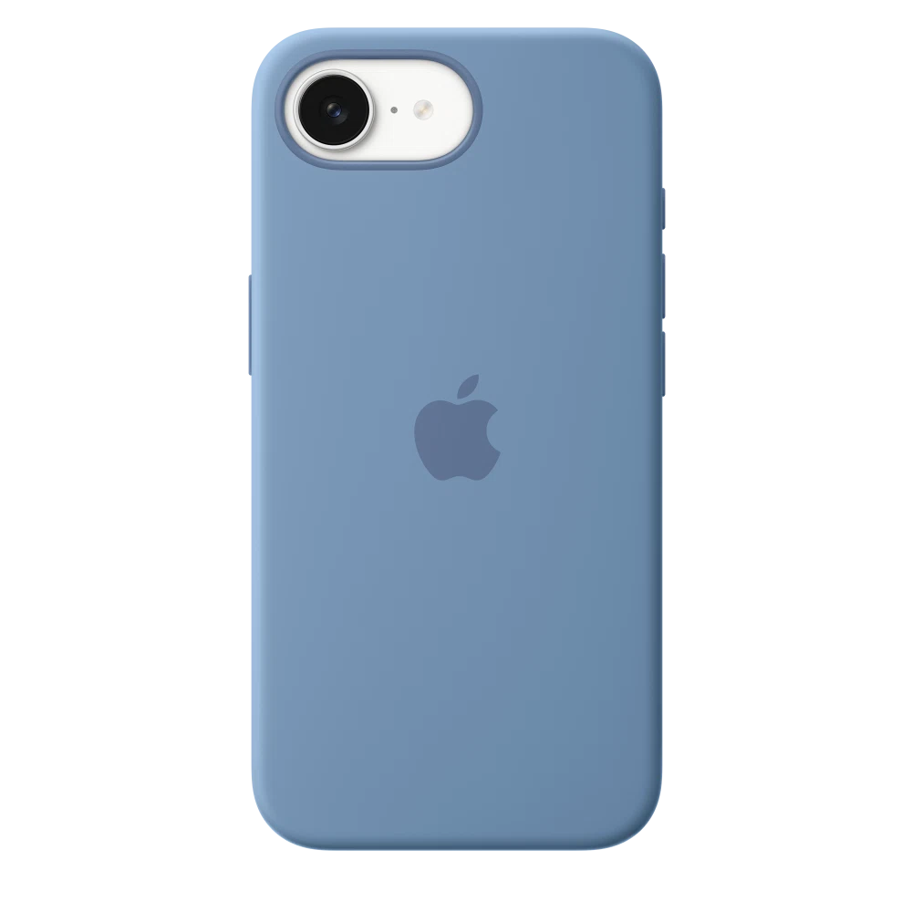iPhone 16e Silicone Case — Winter Blue