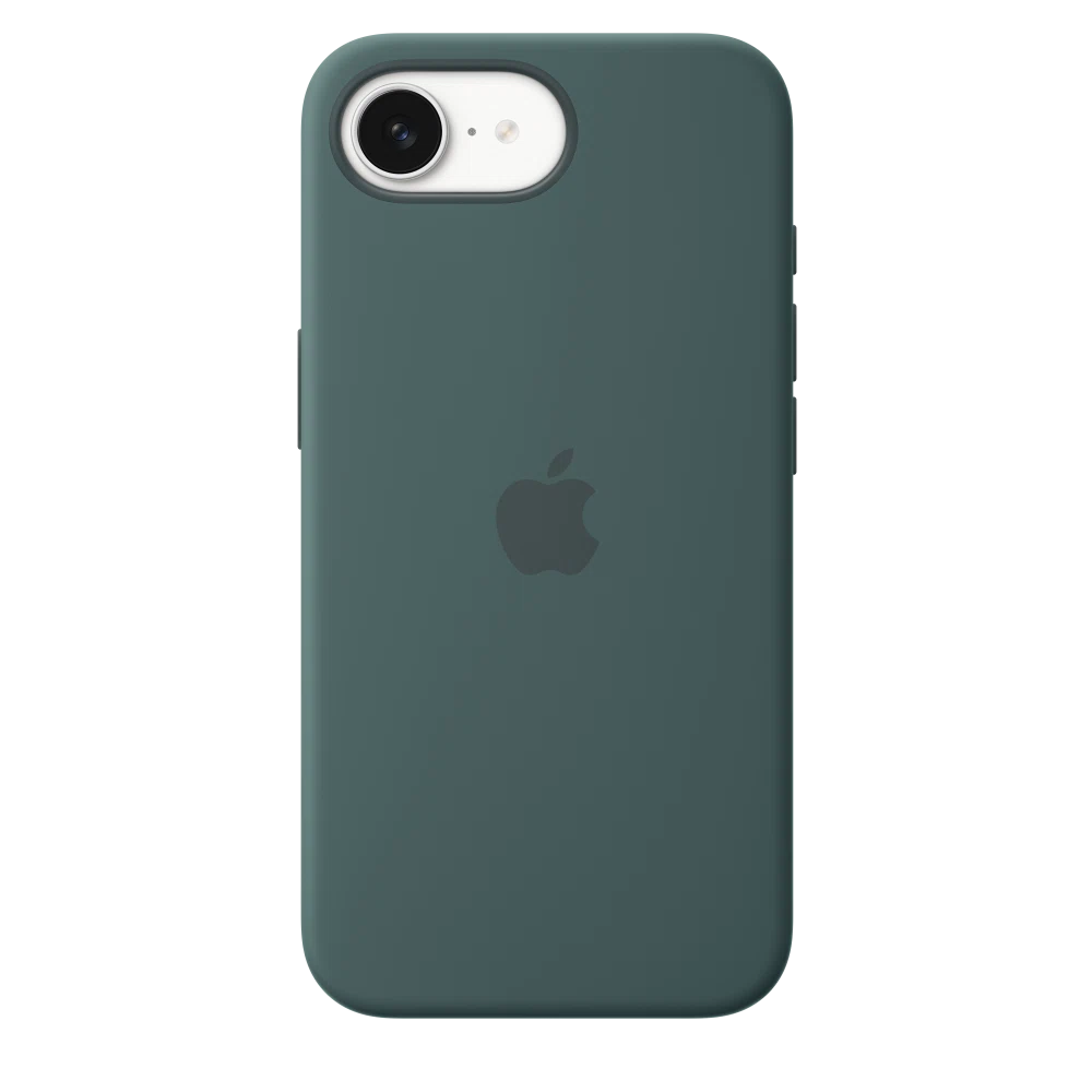iPhone 16e Silicone Case — Lake Green
