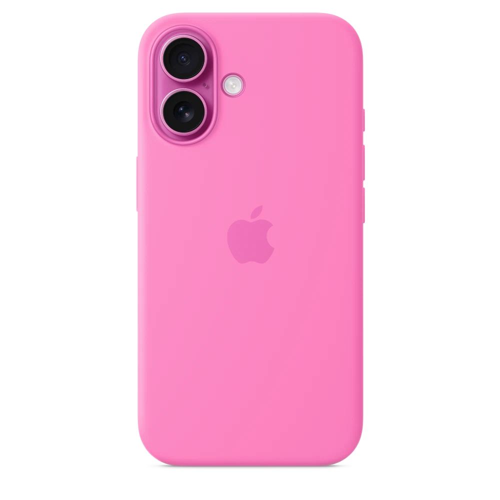 iPhone 16 Silicone Case with MagSafe — Peony