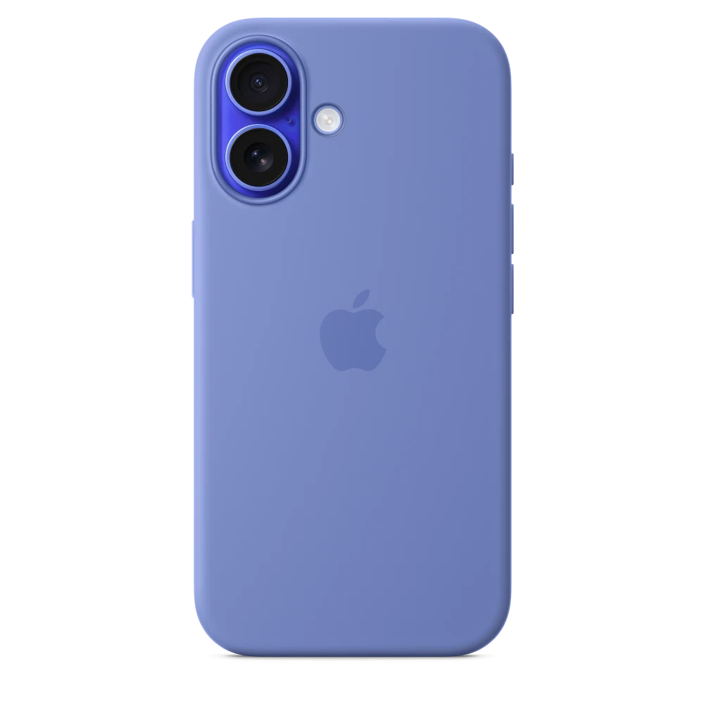 iPhone 16 Silicone Case with MagSafe — Periwinkle