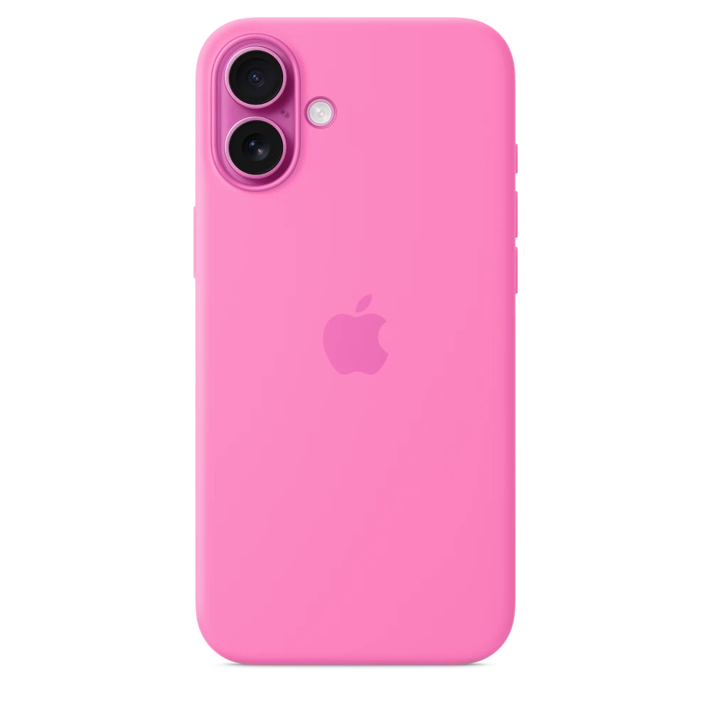 iPhone 16 Plus Silicone Case with MagSafe — Peony