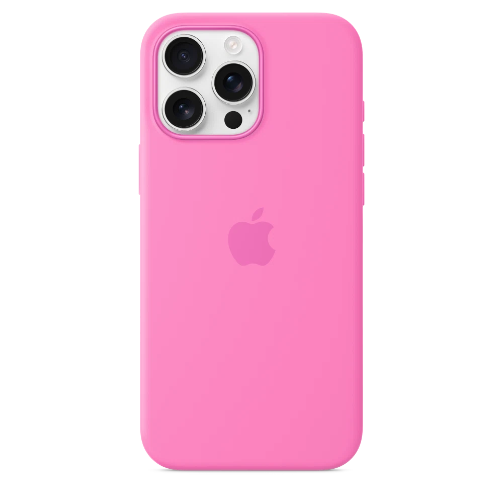 iPhone 16 Pro Max Silicone Case with MagSafe — Peony