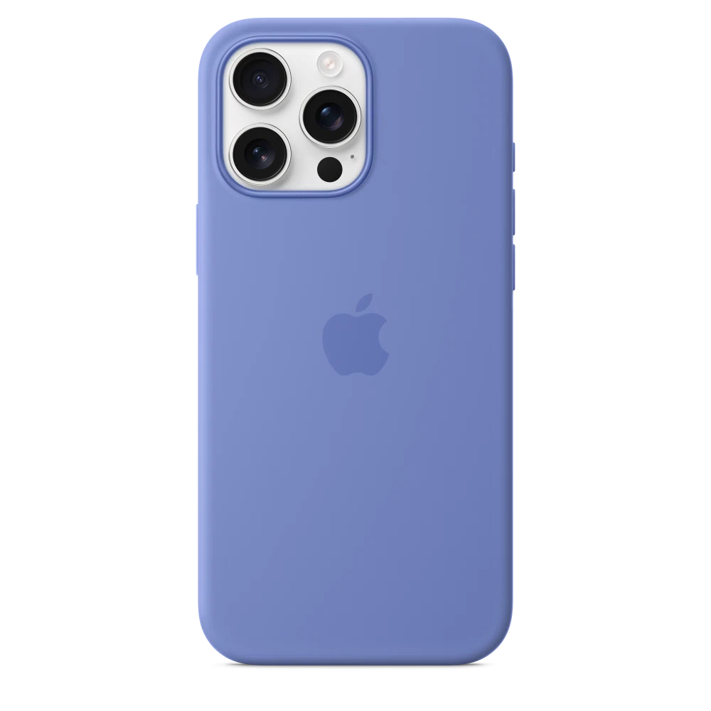 iPhone 16 Pro Max Silicone Case with MagSafe — Periwinkle
