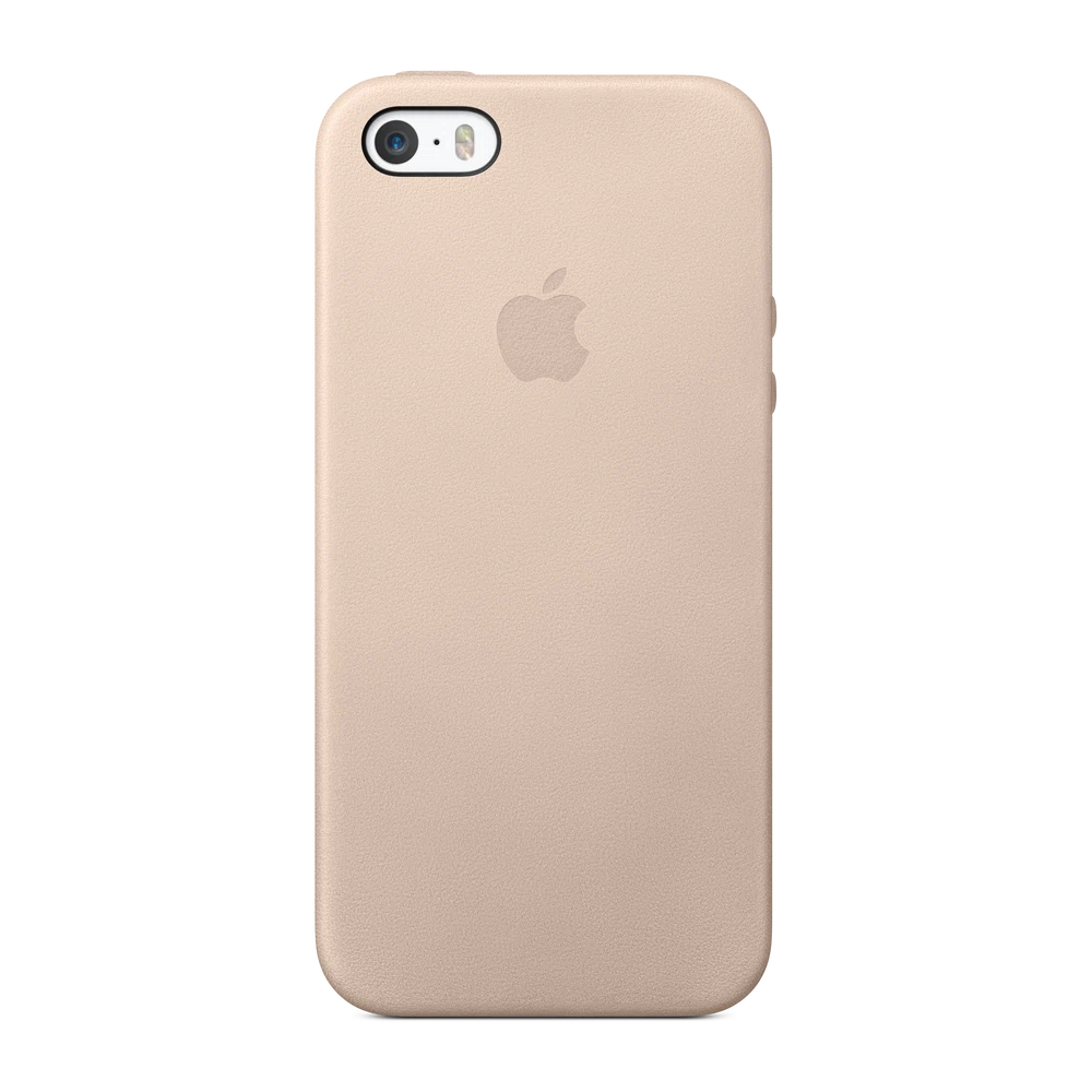 iPhone 5s Leather Case — Beige