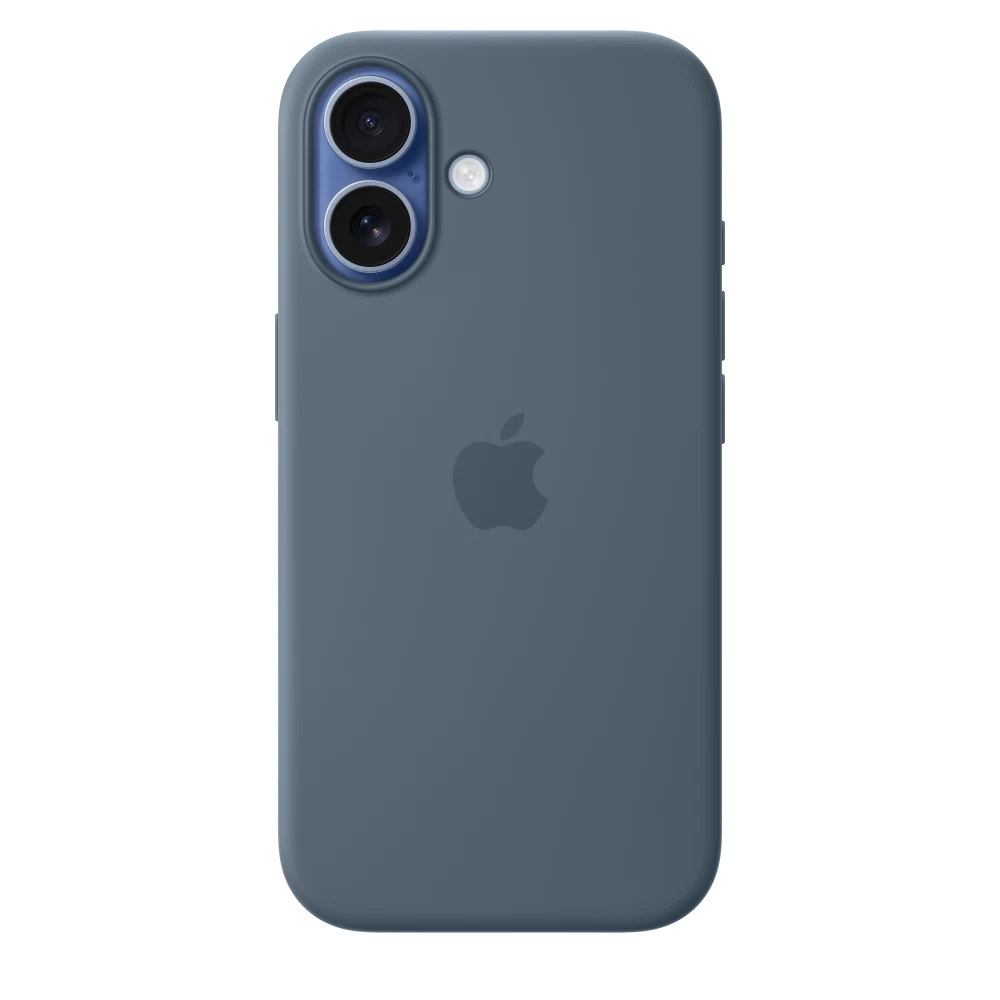 iPhone 17 Silicone Case with MagSafe — Anchor Blue