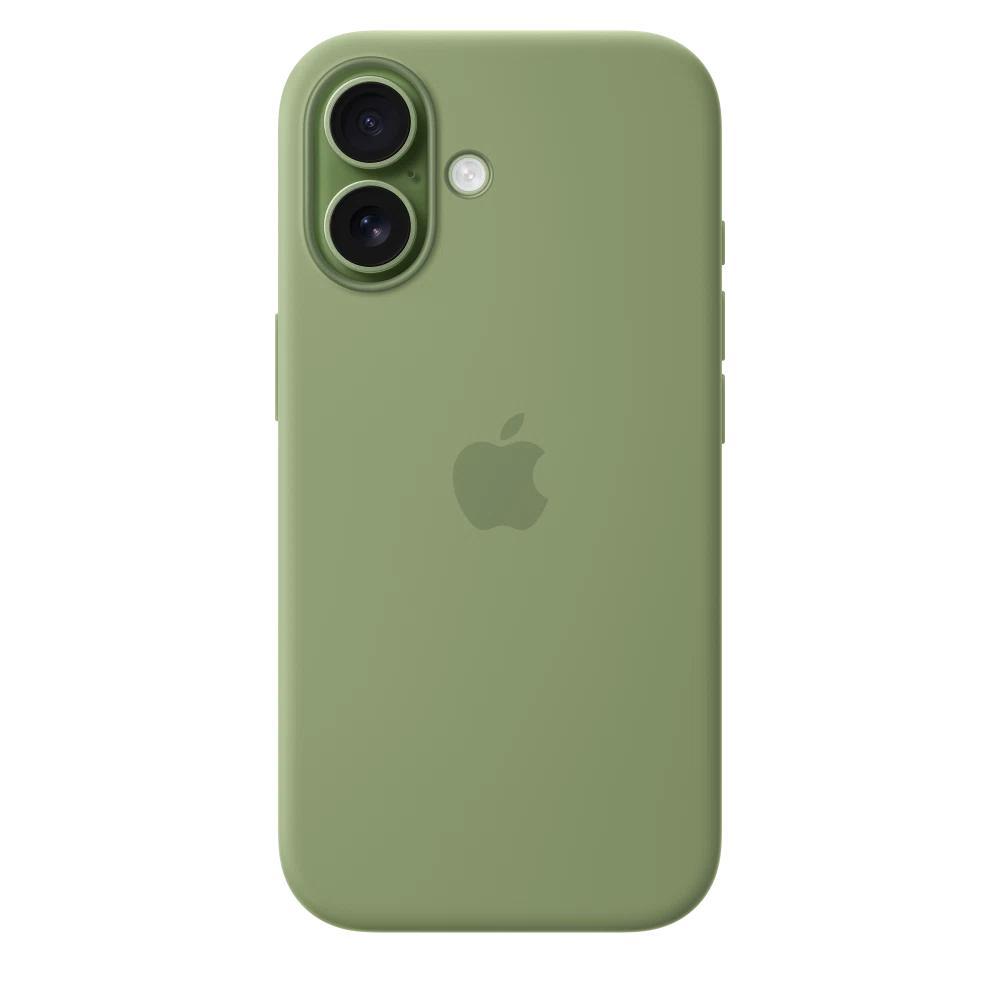 iPhone 17 Silicone Case with MagSafe — Light Moss