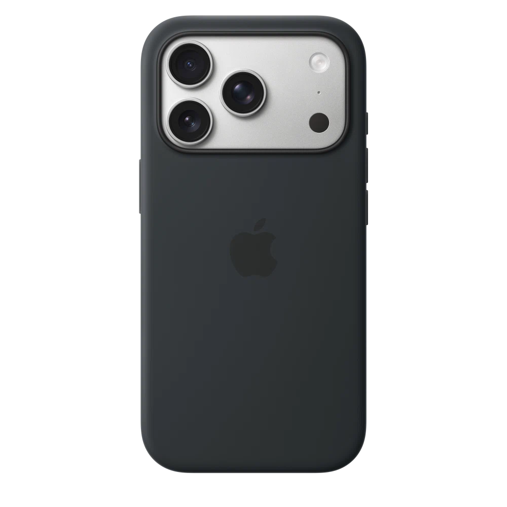 iPhone 17 Pro Silicone Case with MagSafe — Black