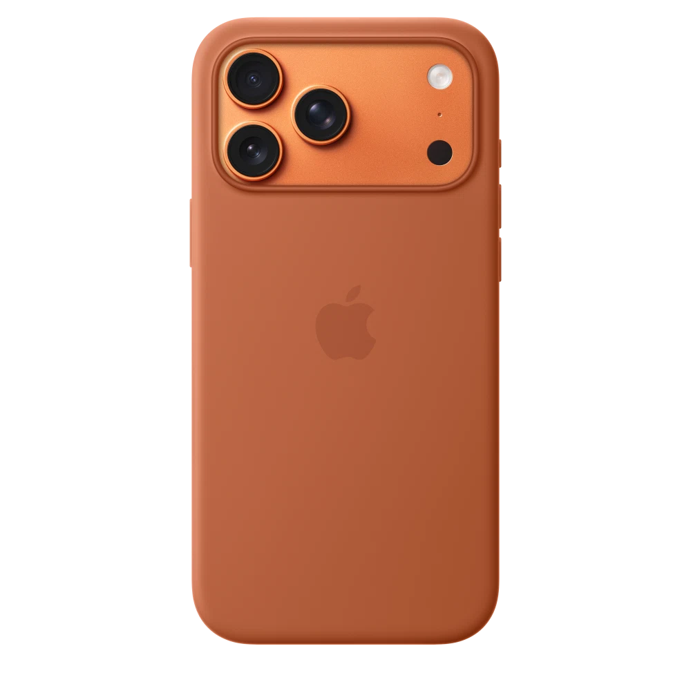 iPhone 17 Pro Max Silicone Case with MagSafe — Terra Cotta